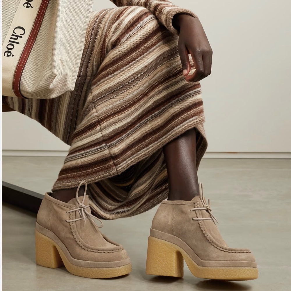 Chloe Jamie suede ankle boots